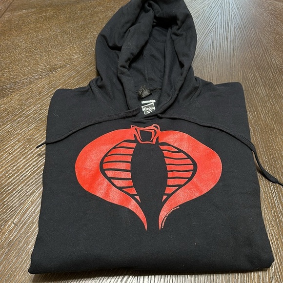 G.I. Joe Retro Silhouette Cobra Logo Pullover Hoodie, Men’s‎ Size Medium - Picture 12 of 12